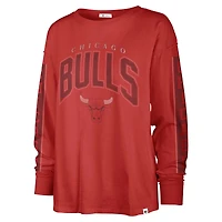 T-shirt à manches longues pour femmes '47 Red Chicago Bulls Tomcat