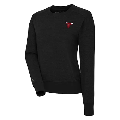 Sweat-shirt en polaire noir Antigua pour femme, modèle Forward des Chicago Bulls