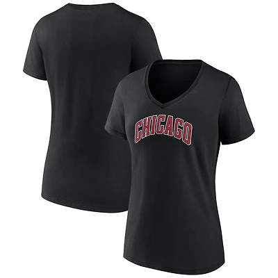 Women's Chicago Bulls Alternate Logo V-Neck T-Shirt