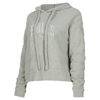 Sweat à capuche confortable Ventura Chicago Bulls pour femme Concepts Sport Gray