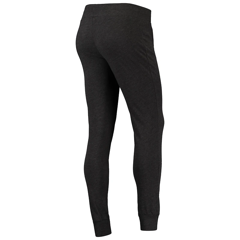 Ensemble de pyjama à capuche et pantalon Chicago Bulls pour femme Concepts Sport noir chiné