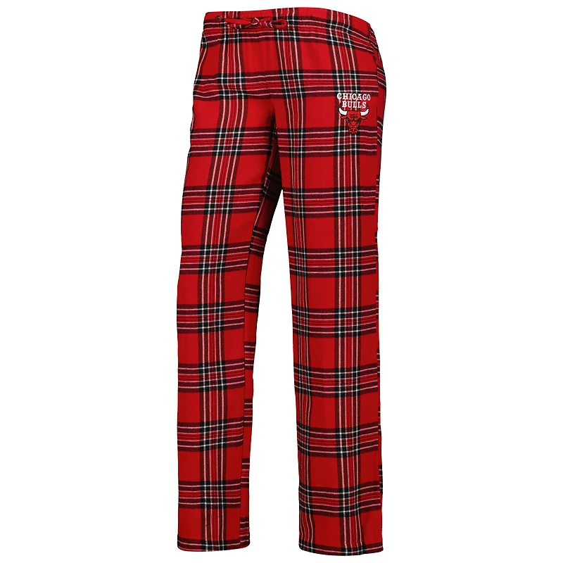 Women's Concepts Sport Red/Black Chicago Bulls Badge Top & Pajama Pants Sleep Set