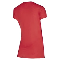 Women's Concepts Sport  Red/Black Chicago Bulls Vector Top & Flannel Pants Sleep Set