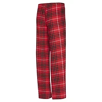 Women's Concepts Sport  Red/Black Chicago Bulls Vector Top & Flannel Pants Sleep Set