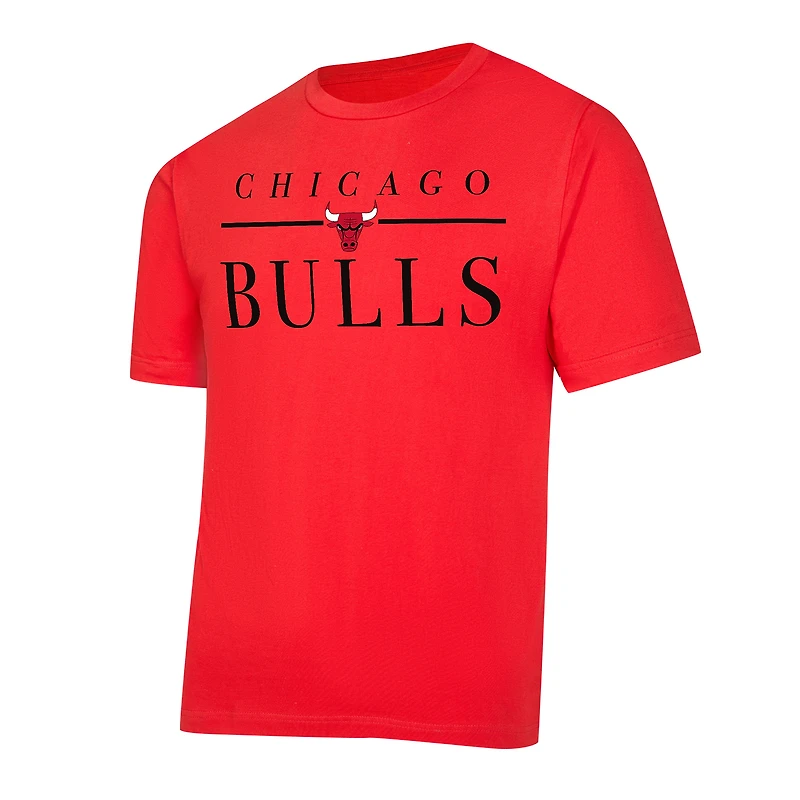 Women's Concepts Sport  Red/White Chicago Bulls Copeland T-Shirt & Shorts Sleep Set
