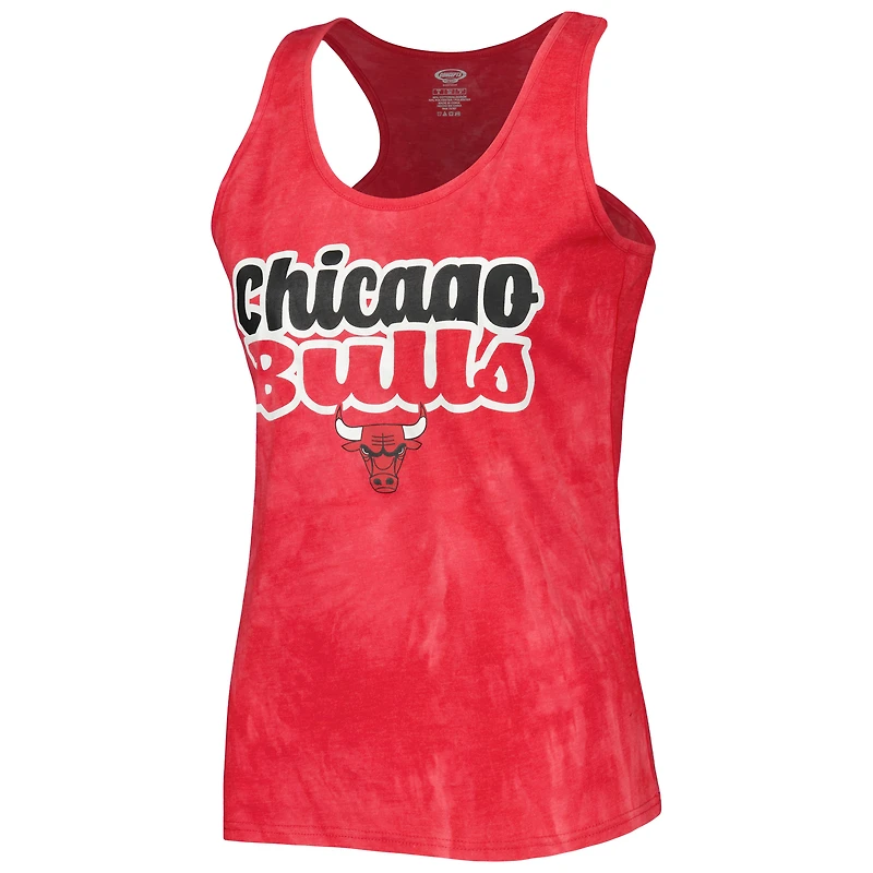 Concepts Sport Ensemble de nuit avec débardeur et short pour femme Chicago Bulls Billboard Rouge