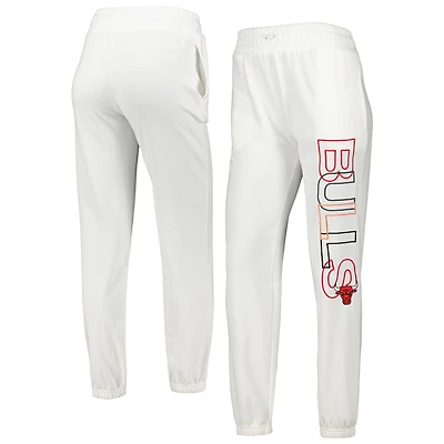 Pantalon Femme Concepts Sport Chicago Bulls Sunray Blanc