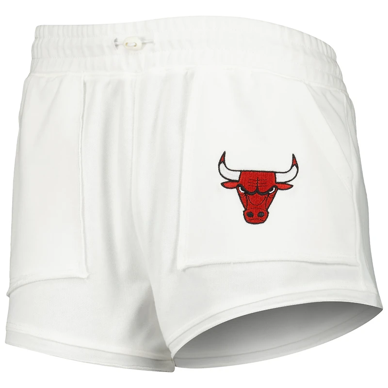 Women's Concepts Sport  White Chicago Bulls Sunray Shorts