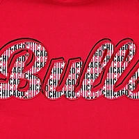 Chandail à enfiler raglan DKNY Sport Chicago Bulls Regina pour femme, rouge