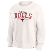 Chandail à capuchon Fanatics Cream Chicago Bulls pour femmes Close the Game