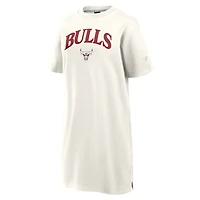 Women's Fanatics  Cream Chicago Bulls Elements Go Tri-Blend T-Shirt Dress