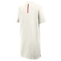 Women's Fanatics  Cream Chicago Bulls Elements Go Tri-Blend T-Shirt Dress