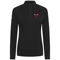 Haut à fermeture éclair quart de tour Flex Insignia 2.0 noir des Chicago Bulls pour femme