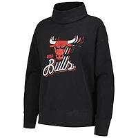 Sweat-shirt noir Levelwear pour femmes des Chicago Bulls Sunset