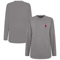 Sweat-shirt gris Beaudry pour femme des Chicago Bulls de Levelwear