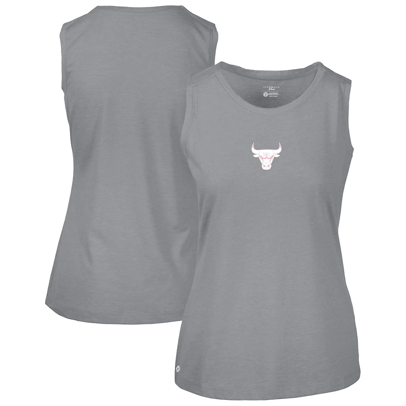 Débardeur gris pour femme Levelwear avec logo Macy Core des Chicago Bulls la fête mères