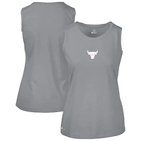 Débardeur gris pour femme Levelwear avec logo Macy Core des Chicago Bulls la fête mères