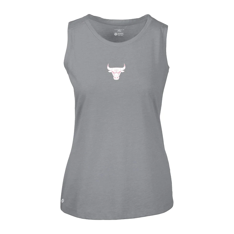 Débardeur gris pour femme Levelwear avec logo Macy Core des Chicago Bulls la fête mères