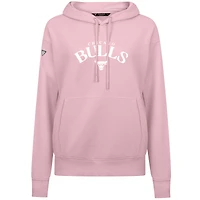 Women's Levelwear  Light Pink Chicago Bulls Mother's Day Adorn Arched Pullover Hoodie
