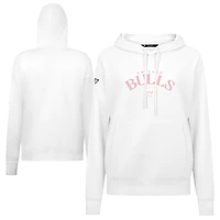 Women's Levelwear  Light Pink Chicago Bulls Mother's Day Adorn Arched Pullover Hoodie