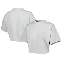 T-shirt court ton sur délavé pour femme Chicago Bulls Nola Lusso Gray