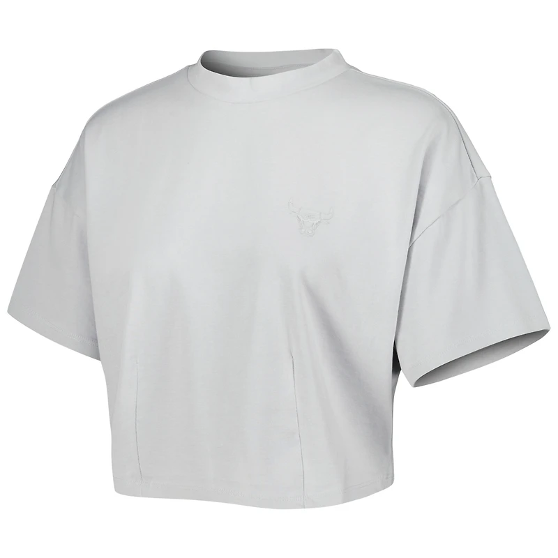 T-shirt court ton sur délavé pour femme Chicago Bulls Nola Lusso Gray