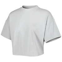 T-shirt court ton sur délavé pour femme Chicago Bulls Nola Lusso Gray