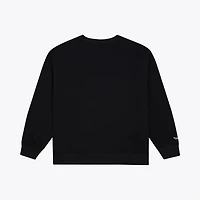 Sweat-shirt léger Mitchell & Ness noir pour femme, Chicago Bulls Hardwood Classics.