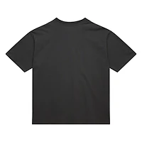 Women's Mitchell & Ness Charcoal Chicago Bulls Hardwood Classics Oversized Boyfriend T-Shirt