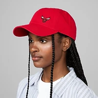 Women's Mitchell & Ness Red Chicago Bulls Micro Lefty Adjustable Hat