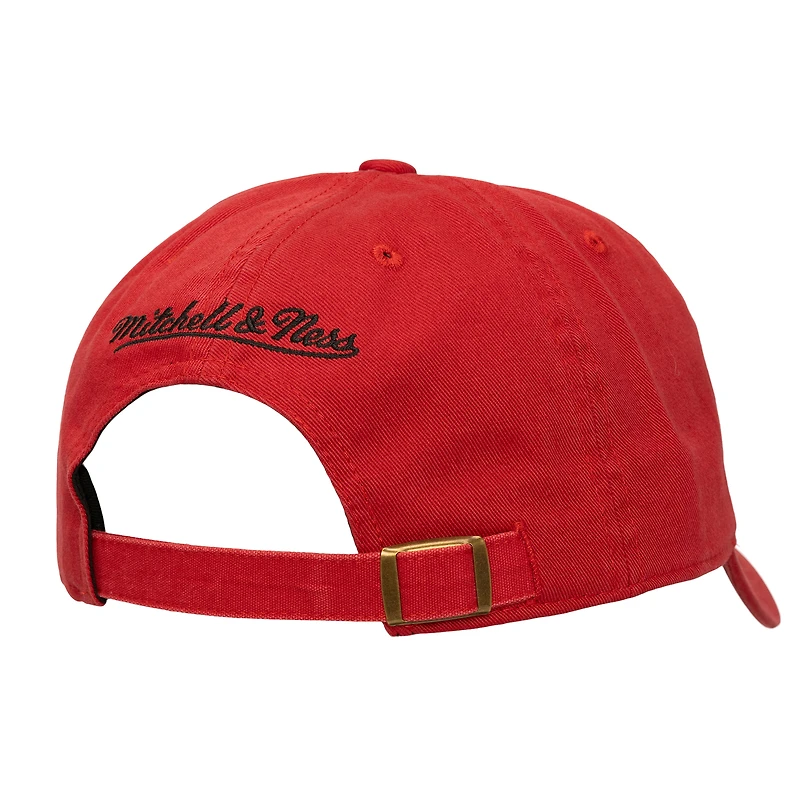 Casquette ajustable Mitchell & Ness Red Chicago Bulls pour femme