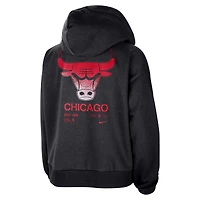 Sweat à capuche Nike Chicago Bulls Courtside Standard Issue Performance pour femme, noir