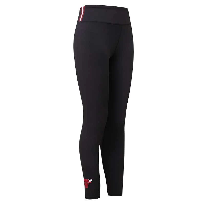 Women's Pro Standard Black Chicago Bulls Classic Lux - Leggings