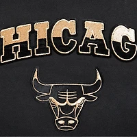 Sweat-shirt court Pro Standard noir Chicago Bulls Glam pour femme