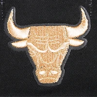 Sweat-shirt court Pro Standard noir Chicago Bulls Glam pour femme