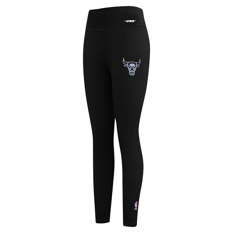 Legging en jersey tri-blend noir Pro Standard Chicago Bulls pour femme