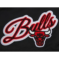 Women's Pro Standard  Black Chicago Bulls Script Woven Shorts