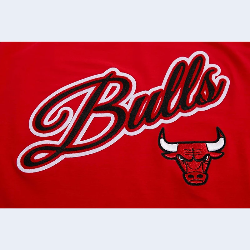Débardeur Pro Standard Rouge Chicago Bulls Script pour Femme