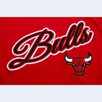 Débardeur Pro Standard Rouge Chicago Bulls Script pour Femme