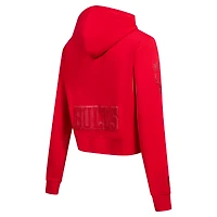 Women's Pro Standard Red Chicago Bulls Triple Tonal Full-Zip Hoodie