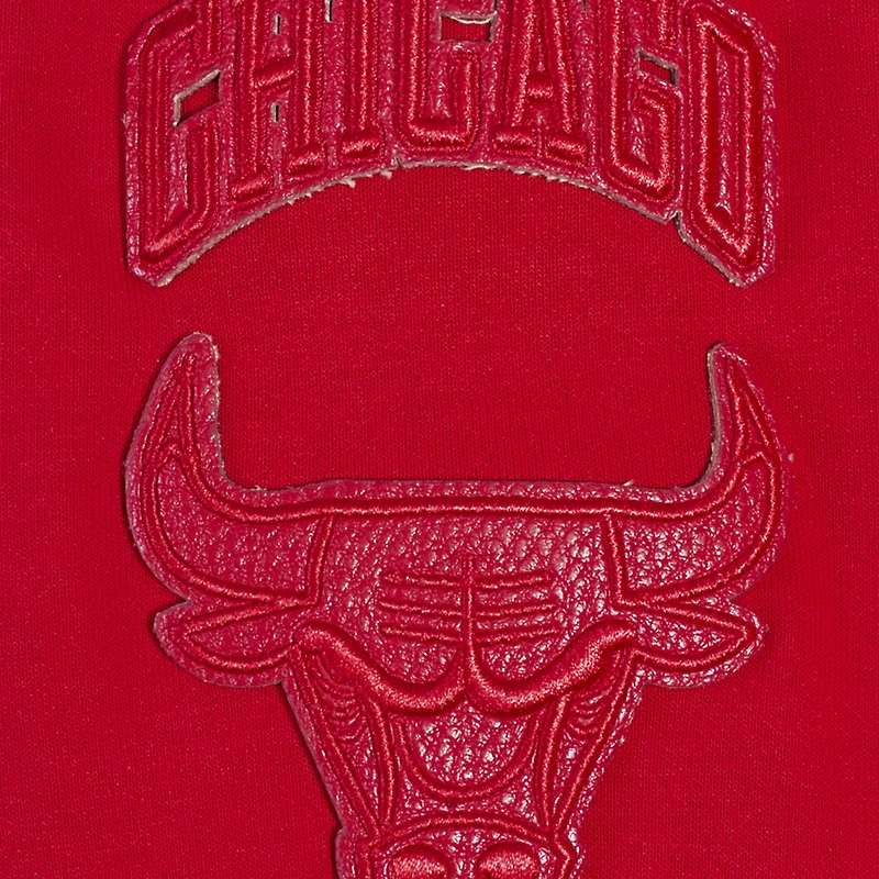 Women's Pro Standard Red Chicago Bulls Triple Tonal Full-Zip Hoodie