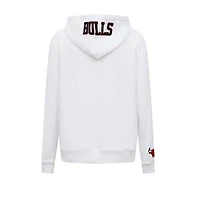 Classique Pro Standard Chicago Bulls pour femme - Blanc Chandail à capuchon