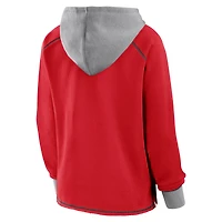 Sweat à capuche rouge Chicago Bulls Boom pour femme