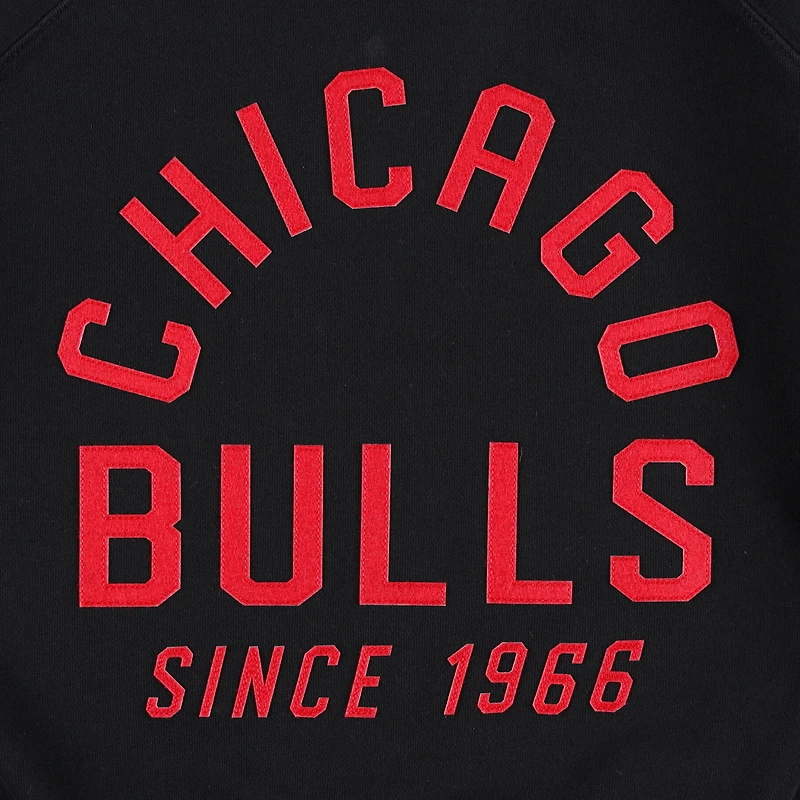 Women's Sportiqe Chicago Bulls Ashlyn Brava Raglan Pullover Sweatshirt