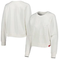 Chandail à enfiler raglan Sportiqe Chicago Bulls Ashlyn Brava pour femme, crème