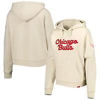 Sweat à capuche Sportiqe Chicago Bulls Leona Ava Fleece crème pour femme