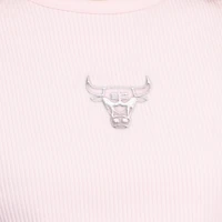 Débardeur côtelé rose pastel Chicago Bulls pour femme de la marque Starter