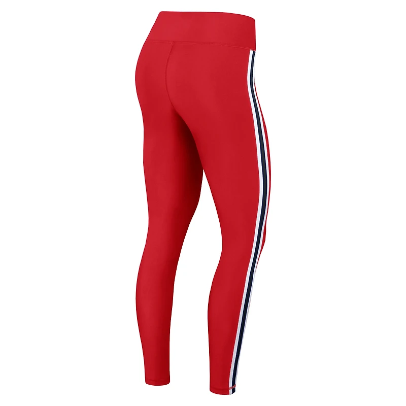 WEAR by Erin Andrews Legging rouge à blocs de couleurs des Chicago Bulls pour femmes