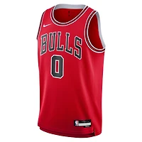 Youth  Coby White Red Chicago Bulls Swingman Jersey - Icon Edition