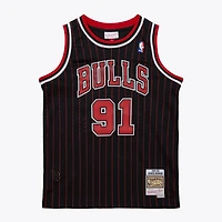 Maillot Swingman noir de Dennis Rodman pour enfant, Chicago Bulls, saison 1995/96